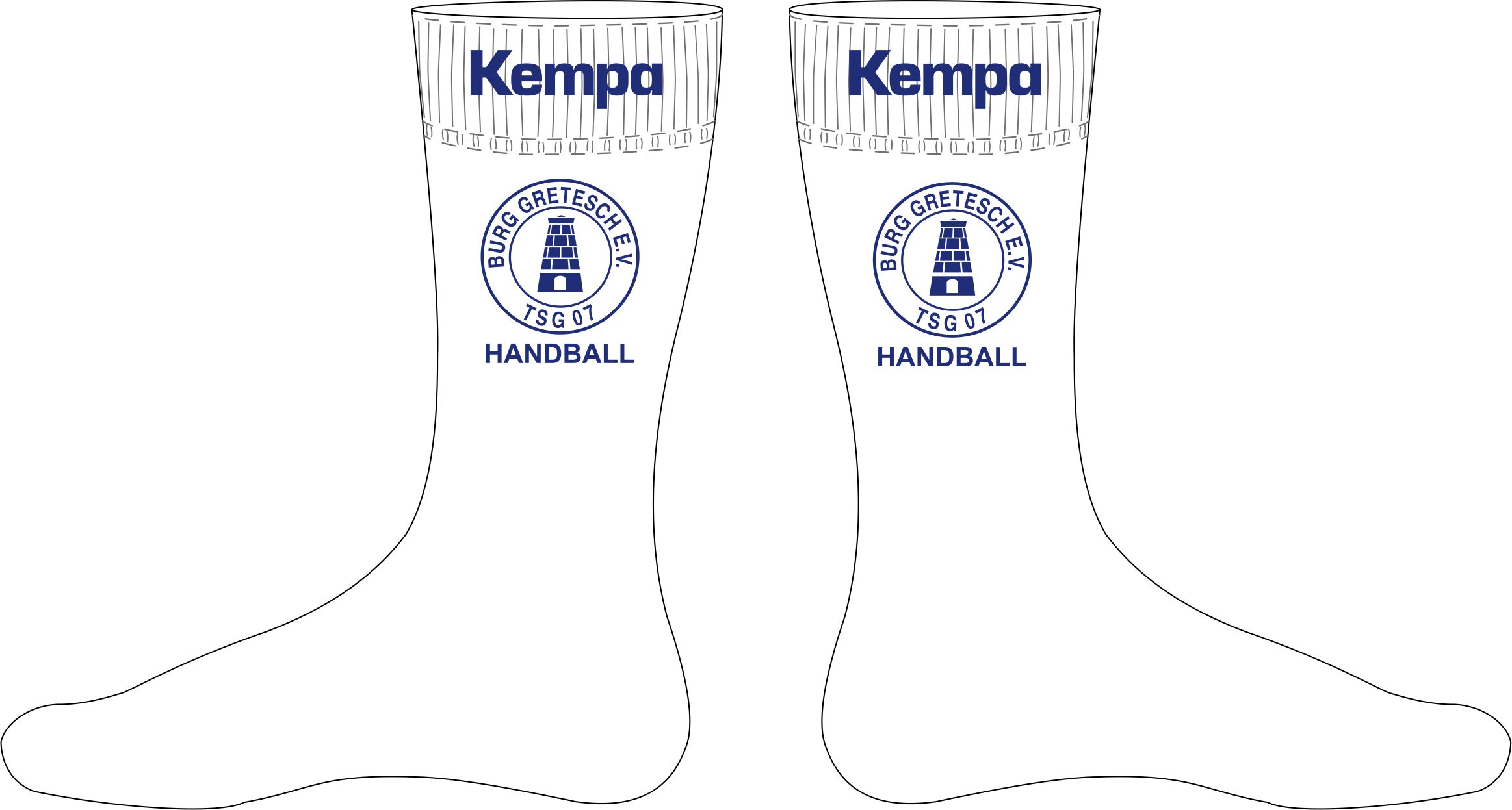 INDOOR SPORT SOCK TSG Handball